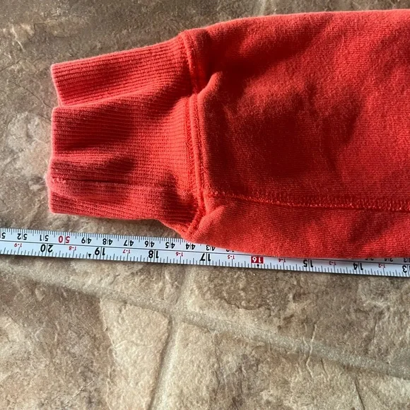 Aritzia TNA Y2K Orange Full-Zip Hoodie Size S - Picture 8 of 9